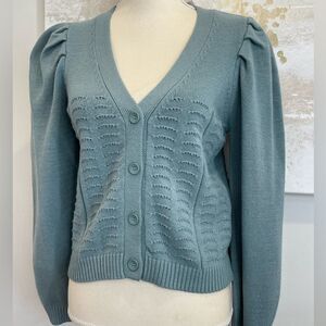 Philosophy 4 button Sweater